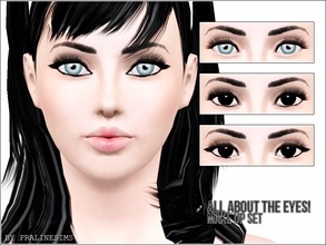 Sims 3 — Alll about the Eyes! Make-Up Set by TSR Archive — New realistic eye make up for you! Your sims will love their