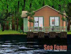 Sims 3 — Sea Foam by Simply.Informal — Needless to say this is a small house, with one bedroom, one full bathroom, and a