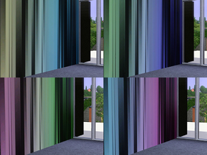 Sims 3 — MD-Mural 001 by Mortill2 — Four piece abstract wall murals in four different variations.