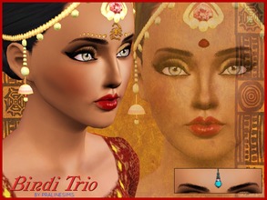 Sims 3 — Bindi Trio by Pralinesims — Three new bindis for your sims! Your sims will love their new look ;) - In