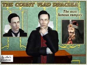 Sims 3 — The count Vlad Dracula by Ani's Creations by AniFlowersCreations — No one had longer seen the great head of