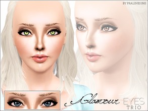 Sims 3 — Glamour Eyes by Pralinesims — New sparkling, shiny looking eyes for you! Your sims will love their new look ;) -