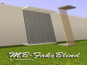 Sims 3 — MB-FakeBlind by matomibotaki — MB-FakeBlind, use a column and place it as a fake blind or only a decorative