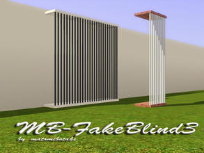 Sims 3 — MB-FakeBlind3 by matomibotaki — MB-FakeBlind3, new mesh, cloned from a column therefor you can use it as a
