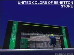 Sims 2 — UNITED COLORS OF BENETTON STORE by ivanhorvatsb — UNITED COLORS OF BENETTON STORE; complete it furnishing and