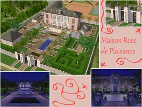 Sims 2 — Maison Rose de Plaisance by juhhmi — Small Baroque pleasure palace for your partying sims: Invite your best sim