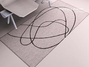 Sims 3 — Waiting Room Rug 2x1 by katelys — Two different rugs included. Recolorable.