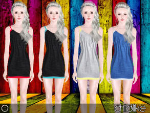 Sims 3 — Childlike by c0_0kie — A casual Marc Jacobs' dress for your female simies! Simple and comfortable. Two layers