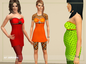 Sims 3 — Sundresses Waiting  by bukovka — Sundresses for young and adult women. It is possible to wear during pregnancy.