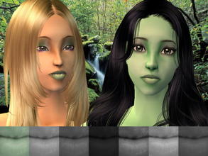 Sims 2 — Zalige\'s Green Lipcolor set - 1 by zaligelover2 — Green lipcolor. Looks great on aliens.