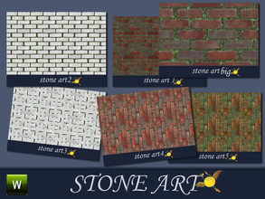 Sims 3 — evi Stone Art by evi — Stone terrains that keep your sims game in colour!