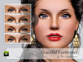 Sims 3 — Graceful Eyebrows by MissDaydreams — Delicate and feminine eyebrows for your Sims! Hope you like it... ;)