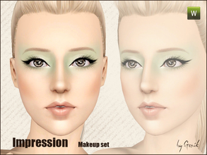 Sims 3 — Impression makeup set by Gosik — New makeup set for female and male sims in every age (teens, adults and