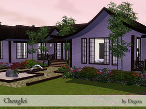 Sims 3 — Chenglei by Degera — A lovely family home in the Asian theme for Sims just starting out. Chenglei features two
