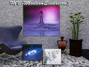 Sims 3 — MB-ModernExcursion3 by matomibotaki — MB-ModernExcursion3, 2x1 recolors of my painting mesh, with motives from