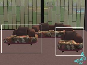 Sims 2 — Lounge Recolours - Set - Feathers Chair/Loveseat by sinful_aussie — Recolours of the modern lounge chairs and