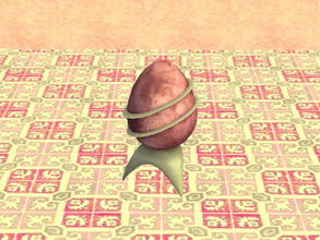 Sims 2 — Space Egg recolors set - Light Pink by zaligelover2 — A \"space egg\" sculpture recolor.