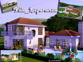 Sims 3 — Villa_Esperanza by matomibotaki — Esperanza means hope in spanish. So I hope this house will be full of