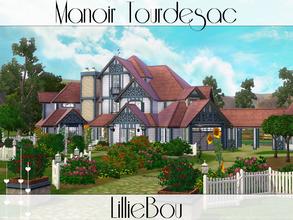 Sims 3 — Manoir Tourdesac by lilliebou — This house is for a family of about 8 Sims. First floor: -Bedroom -Bathroom +