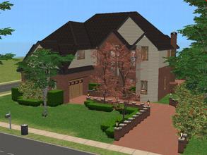 Sims 2 — Woodcrest by millyana — Woodcrest is a 4 bedroom, 3.5 luxury home on a wooded lot with pool and mature