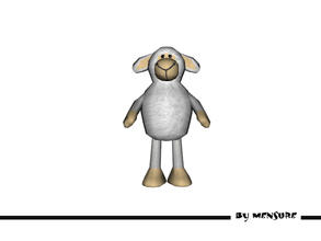 Sims 3 — LittleLambNursery_StuffedToyLamb by mensure — Little Lamb Nursery_Stuffed Toy Lamb (working) by mensure.