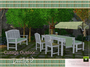 Sims 3 — Cottage Outdoor by deeiutza — A new set for decorating your Sims' gardens, perfect for their little cottages.