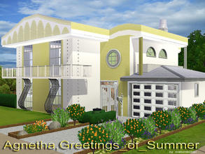 Sims 3 — Agnetha,Greetings_of_Summer by matomibotaki — Lovely and fresh like a summer breeze, colored like the sun, a