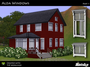 Sims 3 — Alda Windows by Mutske — These windows I saw on my holiday to Norway. I had to make them. The set contains 19