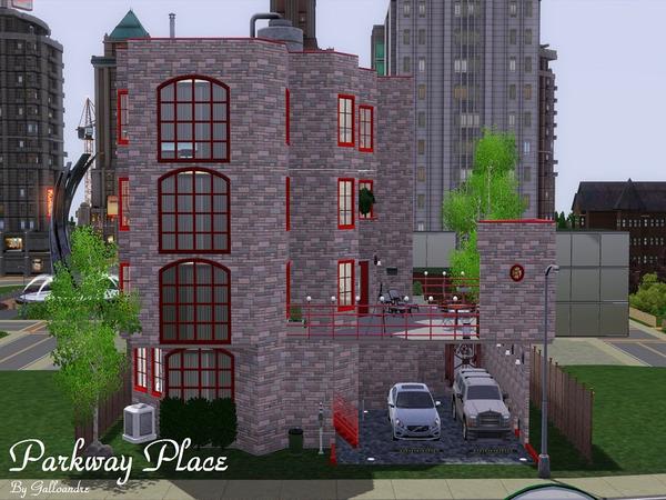 Sims 3 — Parkway Place by Galloandre — Located in Bridgeport across from the Public Services Office and Simerset Station,