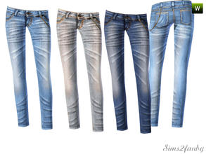Sims 3 — 251 Summer Casual Jeans with chain by sims2fanbg — .:251 Summer Casual Set:. Jeans in 3