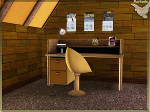 Sims 3 — mt_OutletOffice by martoele — In this Outlet Office set, you will find 7 items: Desk, Chair, Lamp, Alarmclock,