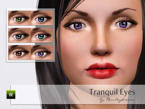 Sims 3 — Tranquil Eyes by MissDaydreams — Tranquil Eyes - deep-coloured contact lenses for your Sims! Hope you like it...