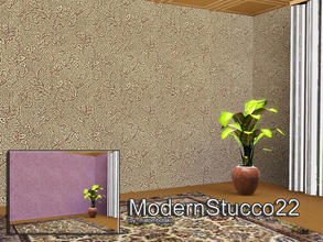 Sims 3 — ModernStucco22 by matomibotaki — Modern strucctural stucco pattern, with 2 recolorable palettes, to find under