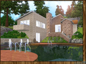 Sims 3 — V | 009 by vidia — This house have 2 bathroom, 2 bedroom, garage, pool and big garden.. But this house is