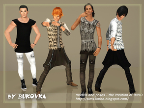 Sims 3 — Clothing Nu'est  by bukovka — A set of clothes for men