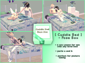 Sims 2 — [ Cuddle Bed ] - Posebox by Screaming_Mustard — Hi! This is a new posebox with six new poses for your Sims.