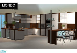 Sims 2 — Kitchen Mondo by Sasilia — A new kitchen with 24 objects - please note: 2 counters are not able to be placed at