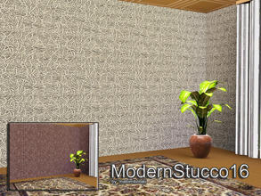 Sims 3 — ModernStucco16 by matomibotaki — Modern strucctural stucco pattern, with 2 recolorable palettes, to find under