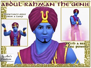 Sims 3 — Abdul-Rahman the Magic Genie by Ani's Creations by AniFlowersCreations — After having spent two thousand of
