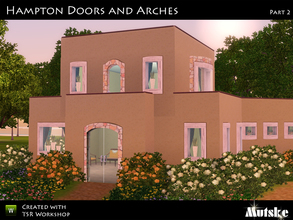 Sims 3 — Hampton part 2 by Mutske — This is the second part of the construction set Hampton. It contains several doors