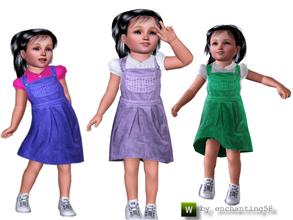 Sims 3 —  toddler dress no 19 by enchanting58 — by enchanting58 - Please. DO NOT re-uploaded - 2 recolorable channels! I