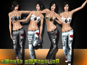 Sims 3 — Gracie Grunge Set by saliwa — Daily Grunge Stylish Set for your sims.