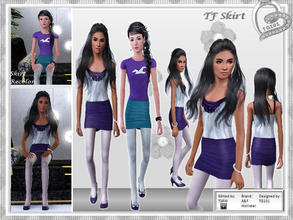 Sims 3 — TG101_TF Bandage Skirt 019 by trunksgirl101 — Teen female bandage skirt Recolorable