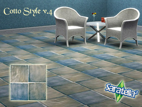 Sims 3 — Cotto Style v.4 by saratella — What more can you ask for a tile?