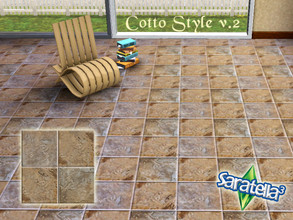 Sims 3 — Cotto Style v.2 by saratella — the colors of the forest in the fall for this tile