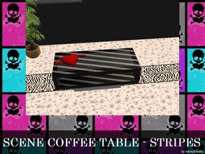 Sims 2 — Scene Coffee Table - Stripes by staceylynmay2 — A recolour of my scene coffee table. You will need my mesh for
