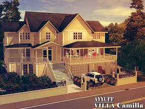 Sims 3 — Villa Camilla  by ayyuff — 30x30 Partly furnished house with 6 bedrooms,5 bathrooms. No Expansion Packs