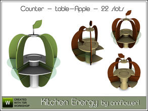 Sims 3 — Drawing_room_studio_Energy_TableApple_AF by annflower1 — by annflower1