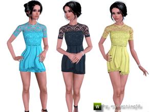 Sims 3 — Summer Lace Dress - Sabrina by enchanting58 — by enchanting58 - Please. DO NOT re-uploaded - The dress can be