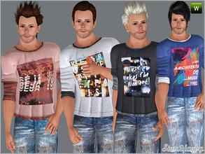 Sims 3 — 263 Teen Casual set by sims2fanbg — .:263 Teen Casual set:. Items in this Set: Top in 3